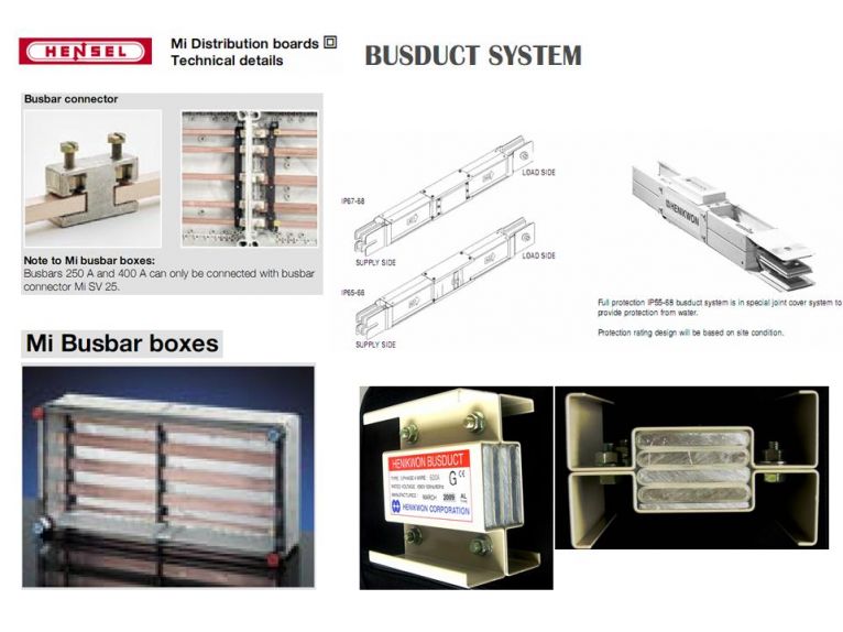 Sự khác nhau giữa Busway và Busbar